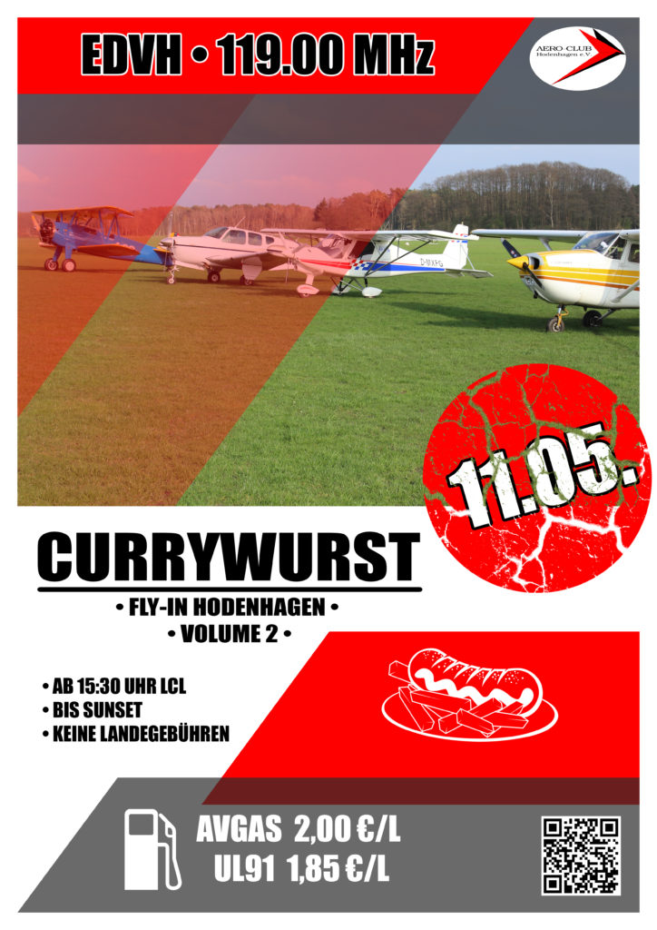 Currywurst Fly-In EDVH 11.05.2018
