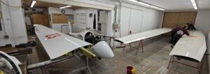 Winterarbeit in der Segelflugwerkstatt